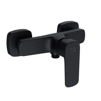 Baterie dus Cersanit Larga, negru mat imagine