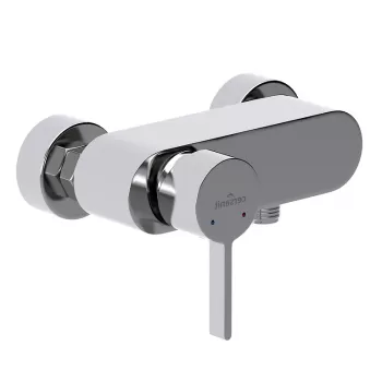 Baterie dus Cersanit Luvio, crom lucios imagine