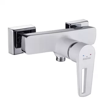 Baterie dus Cersanit Mille, alb crom lucios imagine