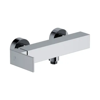 Baterie dus, crom, Cersanit Bari imagine