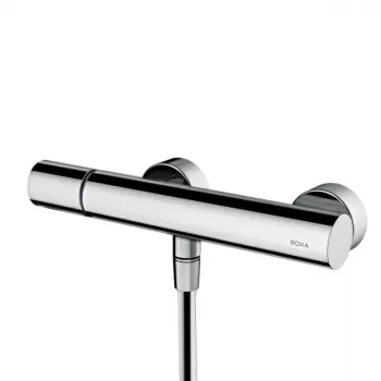 Baterie dus crom cu levier scurt Hansgrohe Axor Uno imagine