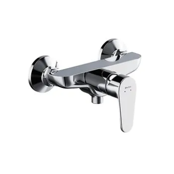 Baterie dus cu montare pe perete, crom, Cersanit Libra imagine