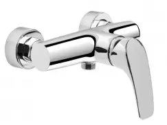 Baterie dus culoare crom Deante, Cynia imagine