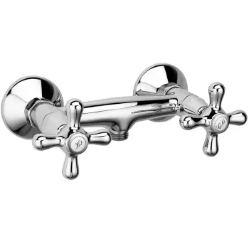 Baterie dus culoare crom, Retro New, montaj pe perete, Ferro imagine