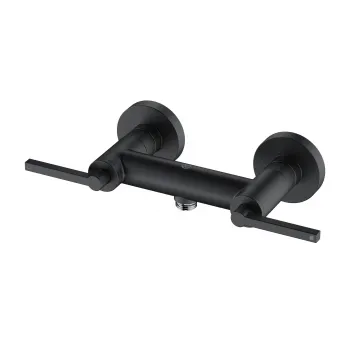 Baterie dus dubla comanda Kludi Nova Fonte negru mat imagine