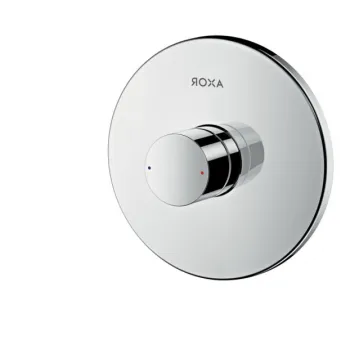 Baterie dus Hansgrohe Axor Uno incastrata pentru corp ingropat, crom lucios, levier scurt imagine