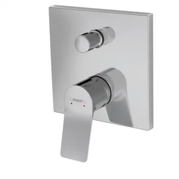 Baterie dus Hansgrohe Vivenis incastrata pentru corp ingropat, crom lucios 75415000 imagine