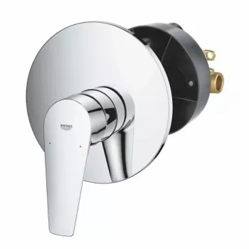 Baterie dus incastrata crom, corp incastrat inclus, Grohe BauEdge New imagine