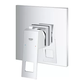 Baterie dus incastrata culoare crom Grohe Eurocube imagine