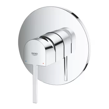 Baterie dus incastrata culoare crom Grohe Plus imagine
