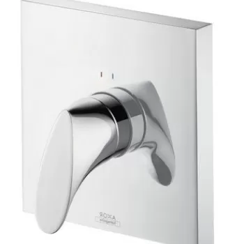 Baterie dus incastrata culoare crom Hansgrohe Axor Starck Organic imagine