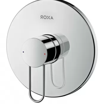 Baterie dus incastrata culoare crom Hansgrohe Axor Uno imagine