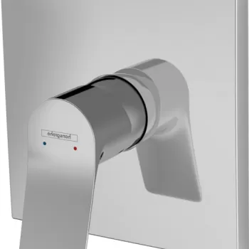 Baterie dus incastrata, culoare crom Hansgrohe Vivenis 75615000 imagine