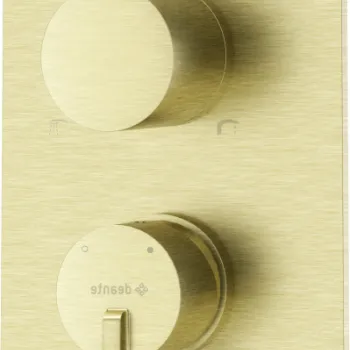 Baterie dus incastrata Deante Silia pentru corp ingropat, auriu periat imagine