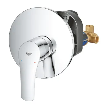 Baterie dus incastrata Grohe Eurosmart, corp incastrat inclus, crom lucios imagine