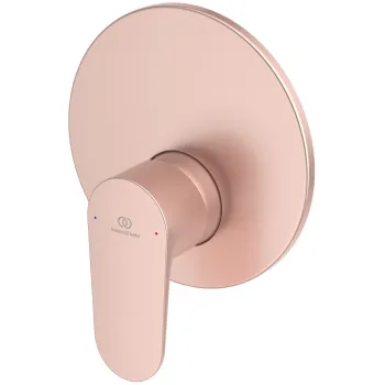 Baterie dus incastrata Ideal Standard Cerafine O rose mat, corp incastrat inclus imagine