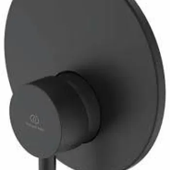 Baterie dus incastrata Ideal Standard Ceraline II negru mat, corp incastrat inclus imagine