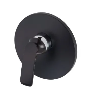 Baterie dus incastrata Kludi Balance pentru corp ingropat negru mat imagine