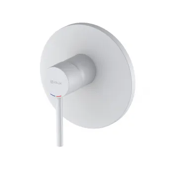 Baterie dus incastrata Kludi Bozz pentru corp ingropat alb mat imagine