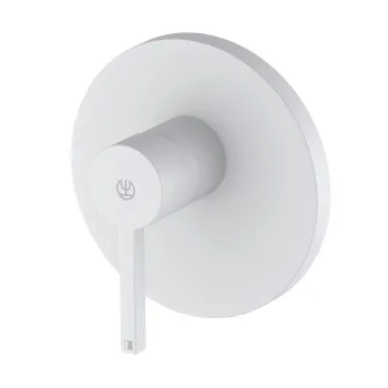 Baterie dus incastrata Kludi Nova Fonte pentru corp ingropat alb mat imagine