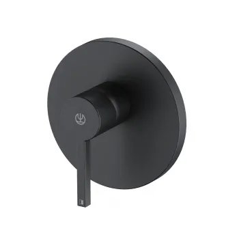 Baterie dus incastrata Kludi Nova Fonte pentru corp ingropat negru mat imagine