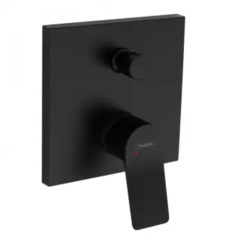 Baterie dus incastrata, monocomanda culoare negru mat Hansgrohe Vivenis 75415670 imagine