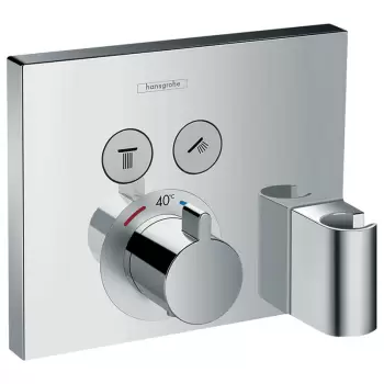 Baterie dus incastrata termostatata crom Hansgrohe, ShowerSelect imagine