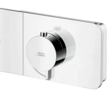 Baterie dus incastrata termostatata culoare crom Hansgrohe Axor One imagine