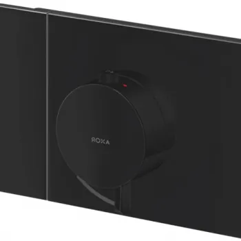 Baterie dus incastrata termostatata culoare negru mat Hansgrohe Axor One imagine