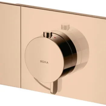 Baterie dus incastrata termostatata culoare red gold lucios Hansgrohe Axor One imagine
