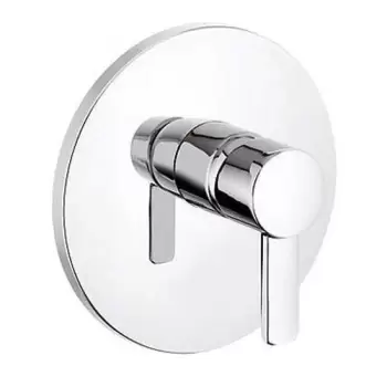 Baterie dus monocomanda incastrata culoare crom Kludi, Zenta imagine