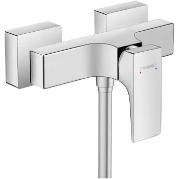 Baterie dus perete culoare crom Hansgrohe, Metropol imagine