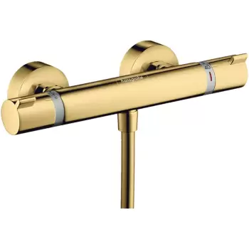 Baterie dus termostatata auriu lucios Hansgrohe, Ecostat Comfort imagine