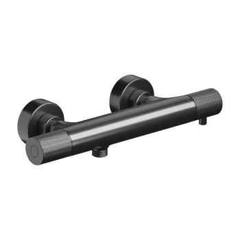 Baterie dus termostatata Cersanit Zen, gri inchis lucios imagine