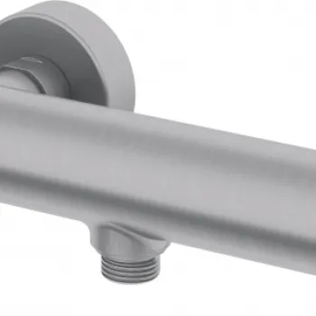 Baterie dus termostatata culoare otel slefuit Deante imagine