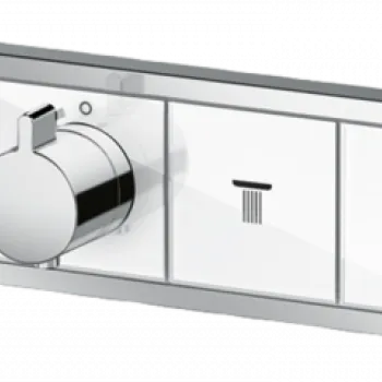 Baterie dus termostatata incastrata culoare crom Hansgrohe RainSelect 15355400 imagine