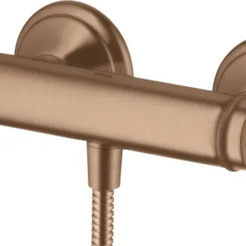 Baterie dus termostatata red gold periat Hansgrohe Axor Montreux imagine