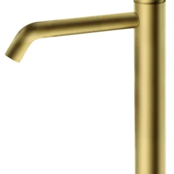 Baterie inalta pentru lavoar 29 cm, auriu periat, Ferro Ciriculus imagine
