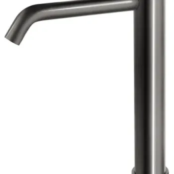 Baterie inalta pentru lavoar 29 cm, gri metalizat, Ferro Ciriculus imagine