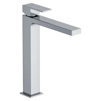 Baterie inalta pentru lavoar, cu montaj pe blat, crom, Cersanit Bari imagine