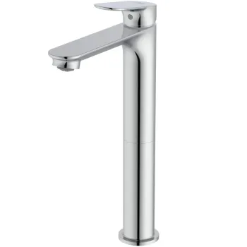 Baterie inalta pentru lavoar, cu ventil click-clak inclus, crom lucios, Ideal Standard Ceralife O imagine