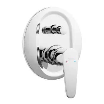 Baterie incastrata cada sau dus, Algeo, culoare crom, Ferro imagine