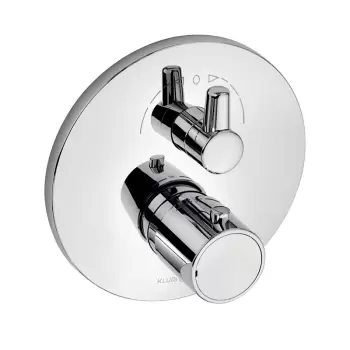 Baterie incastrata termostatata cada sau dus crom Kludi, Zenta imagine