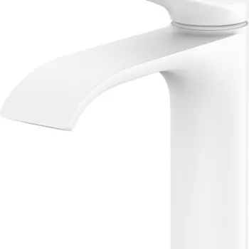 Baterie lavoar alb mat, monocomanda, Hansgrohe Vivenis 75022700 imagine