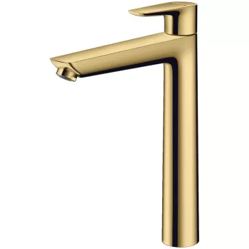 Baterie lavoar auriu lucios, ventil inclus, Hansgrohe Talis E 240 imagine