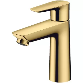 Baterie lavoar auriu lucios, ventil pop-up inclus, Hansgrohe Talis 110 imagine
