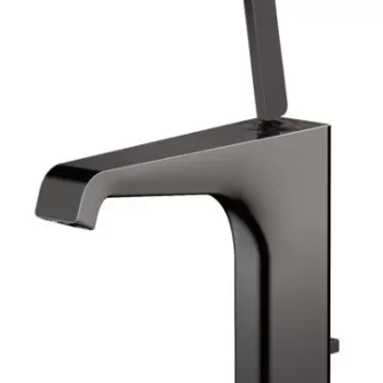 Baterie lavoar baie antracit lucios cu ventil pop-up Hansgrohe Axor Citterio E imagine