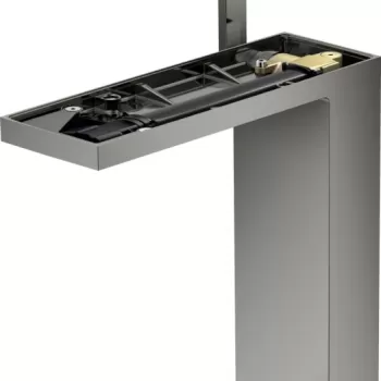 Baterie lavoar baie antracit lucios, ventil click-clack, Hansgrohe Axor MyEdition 230 imagine