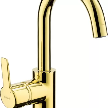 Baterie lavoar baie auriu lucios Deante Arnika imagine