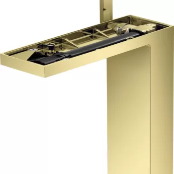 Baterie lavoar baie auriu lucios, ventil click-clack, Hansgrohe Axor MyEdition 230 imagine